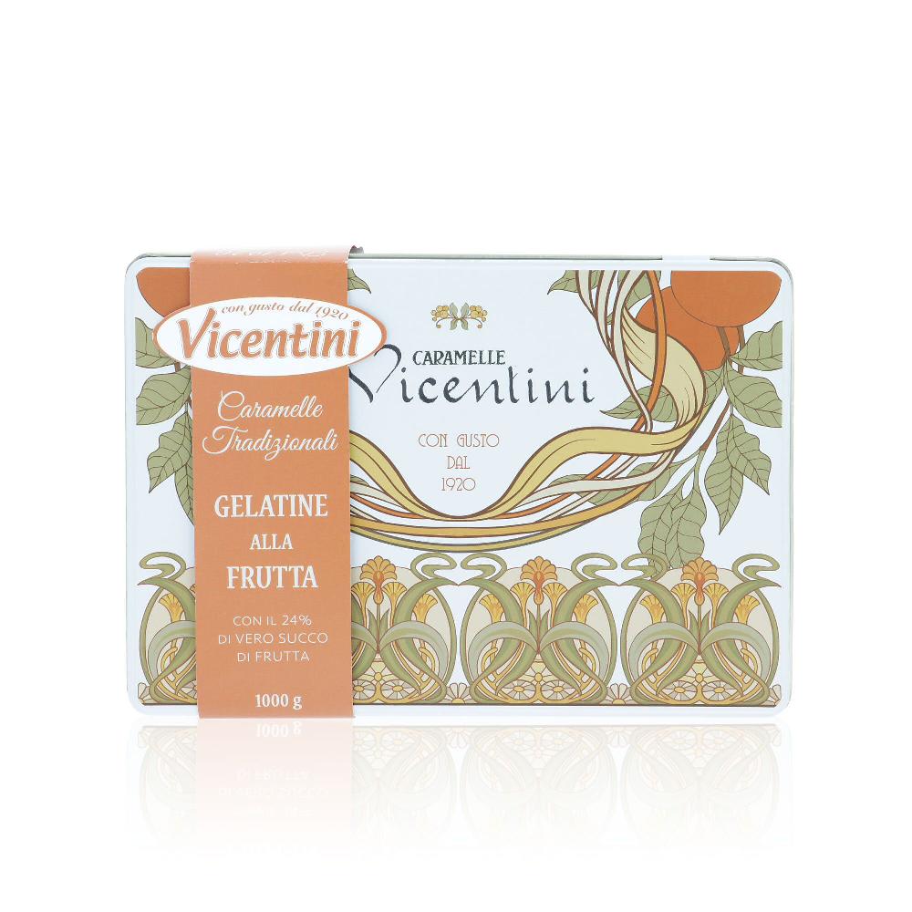 QVC Vicentini Latta di caramelle tradizionali a scelta
