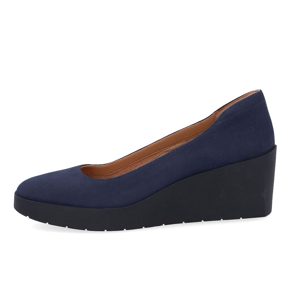 QVC Vionic Ballerine In Pelle Con Zeppa 6 Cm E Soletta Ortotica