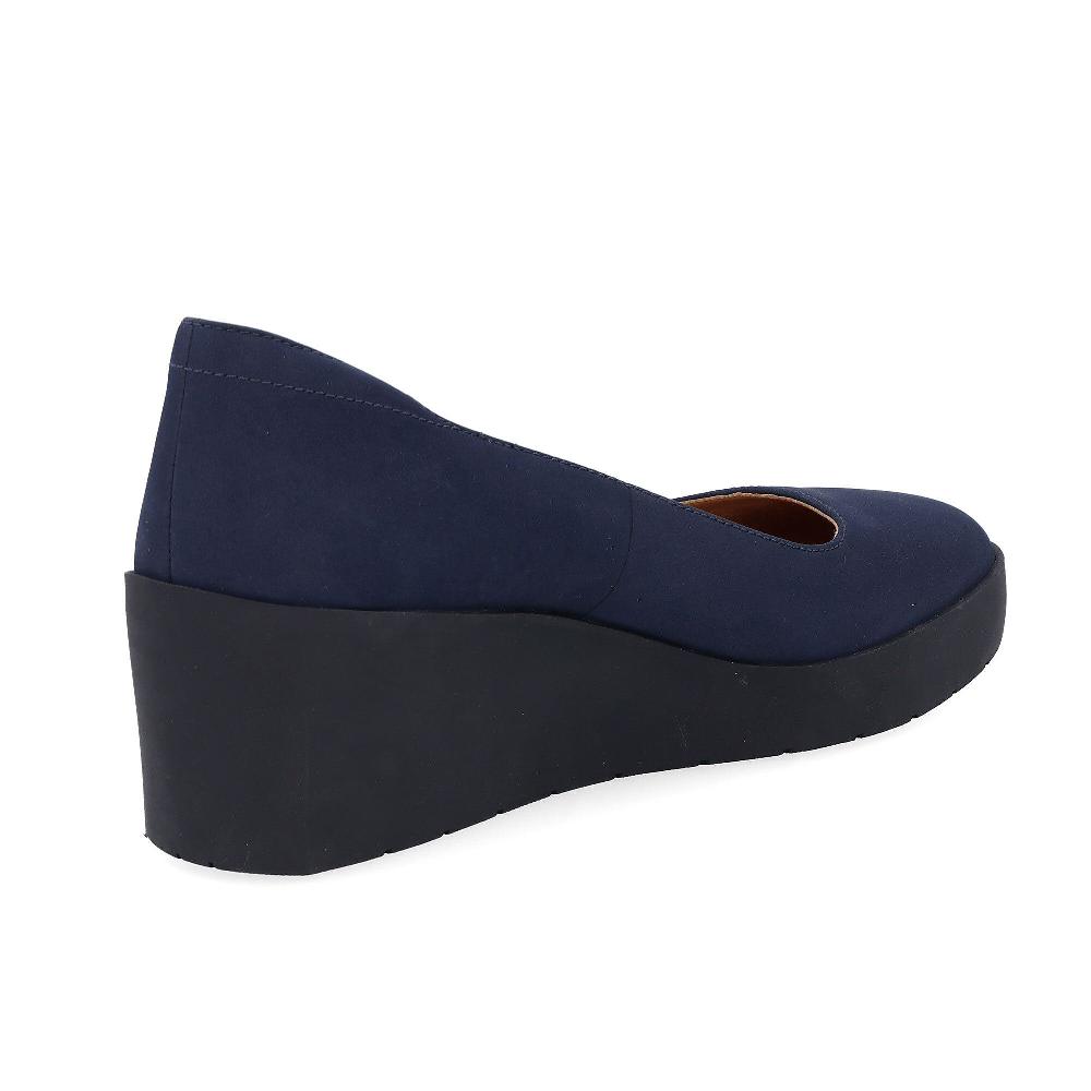QVC Vionic Ballerine In Pelle Con Zeppa 6 Cm E Soletta Ortotica