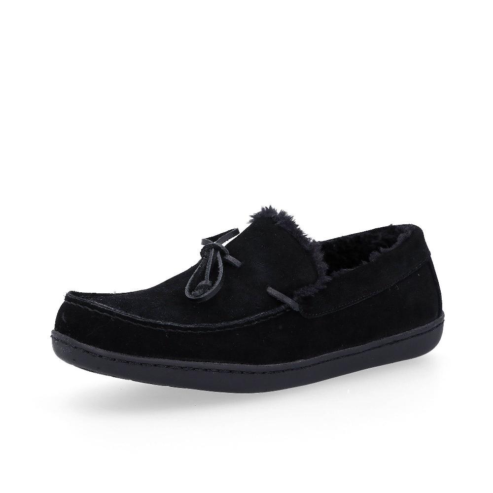 QVC Vionic Mocassini uomo in pelle scamosciata con soletta ortotica
