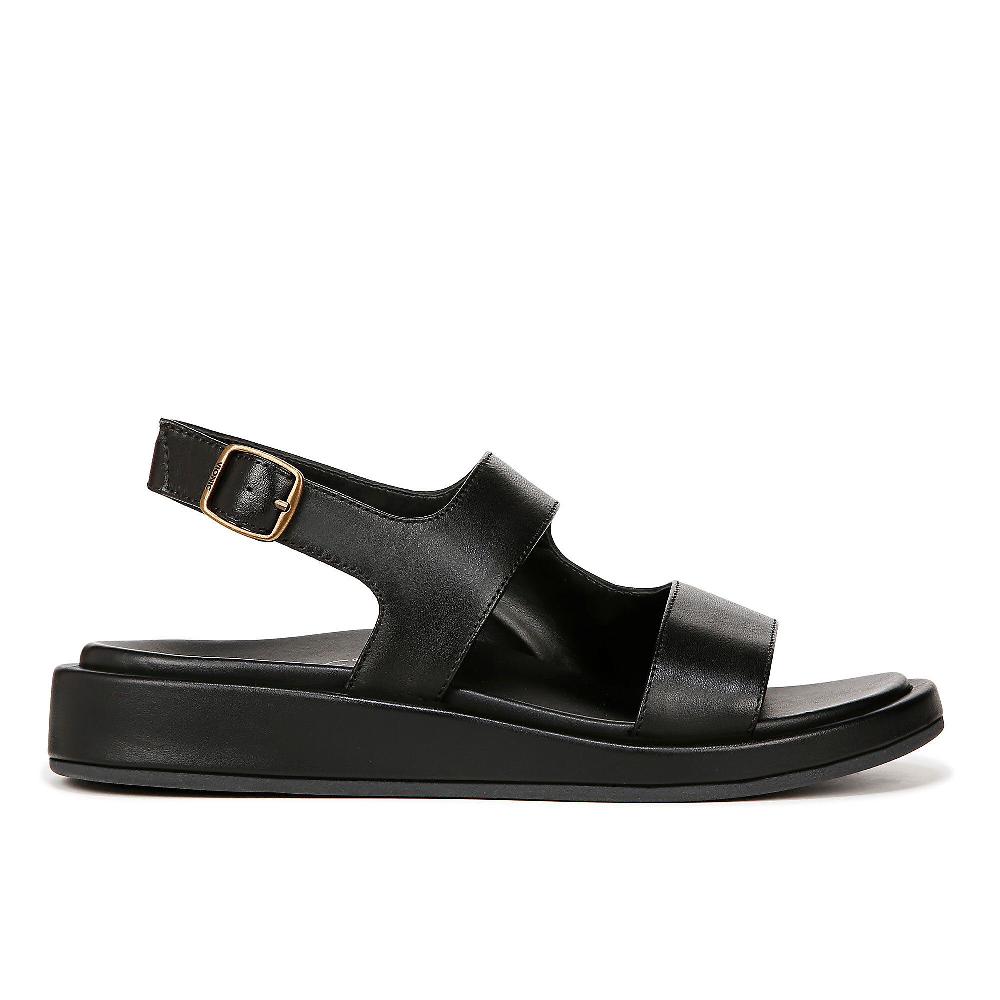 QVC Vionic Sandali in pelle con cinturino regolabile