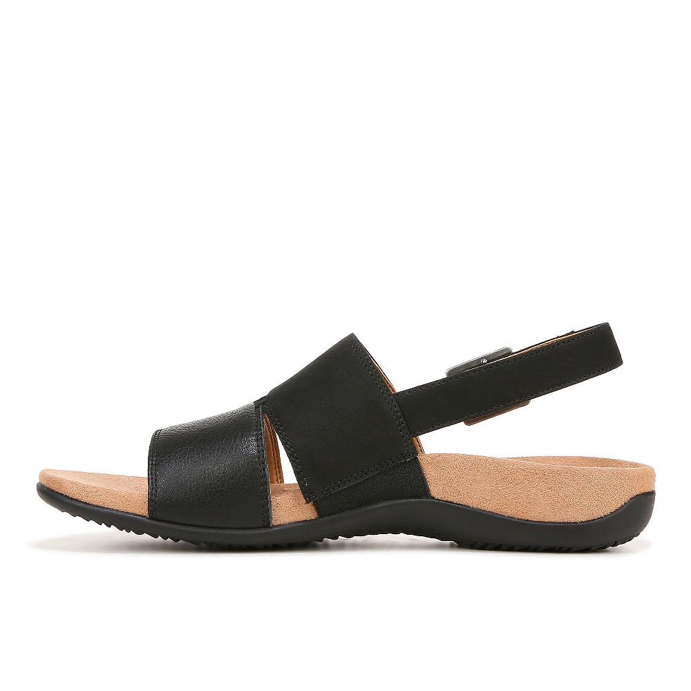 QVC Vionic Sandalo In Pelle Con Due Fasce E Cinturino