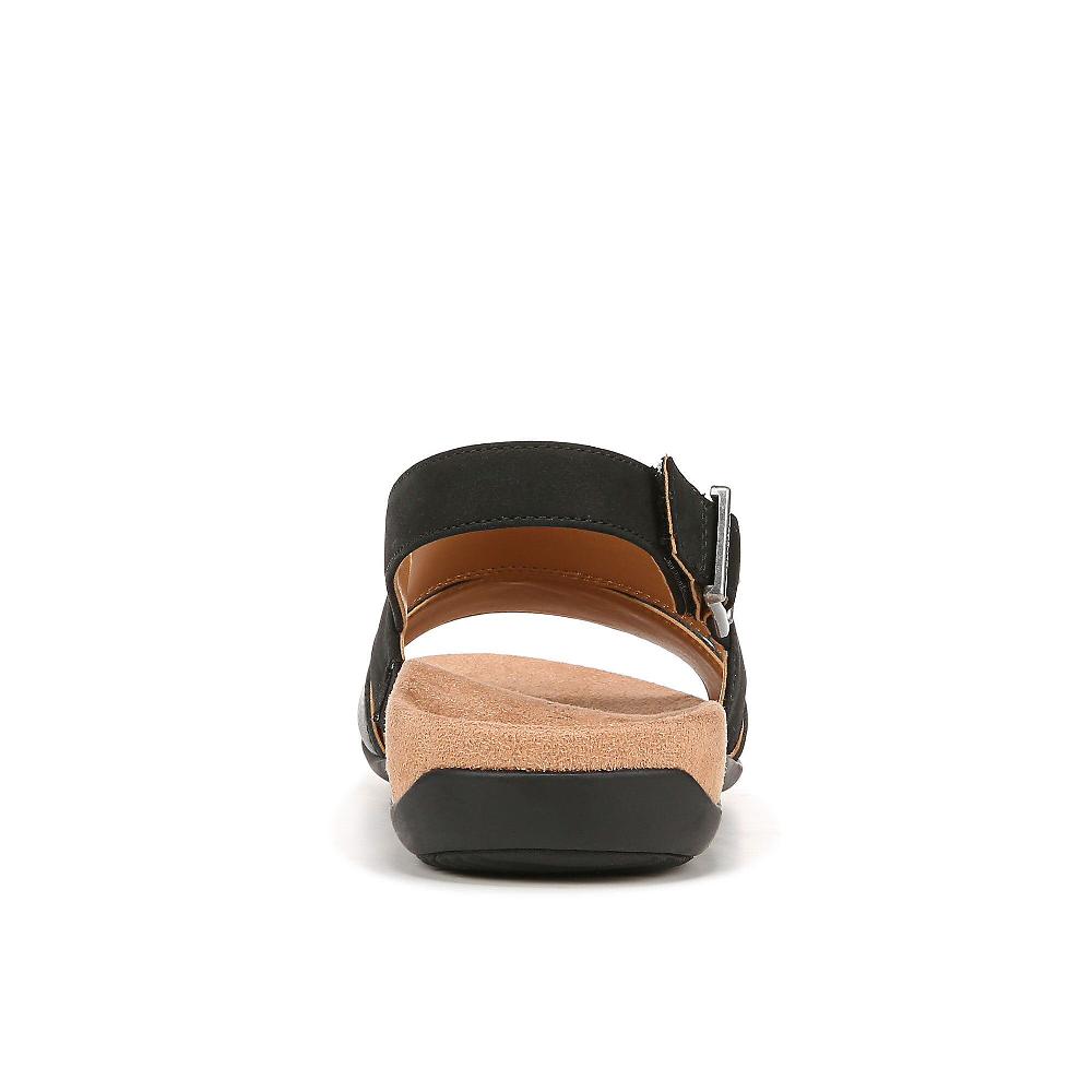 QVC Vionic Sandalo In Pelle Con Due Fasce E Cinturino