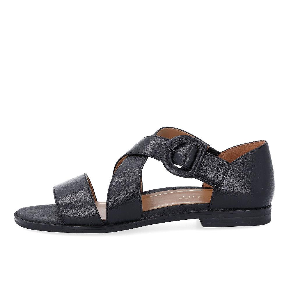 QVC Vionic Sandalo In Pelle Con Fasce Incrociate E Soletta