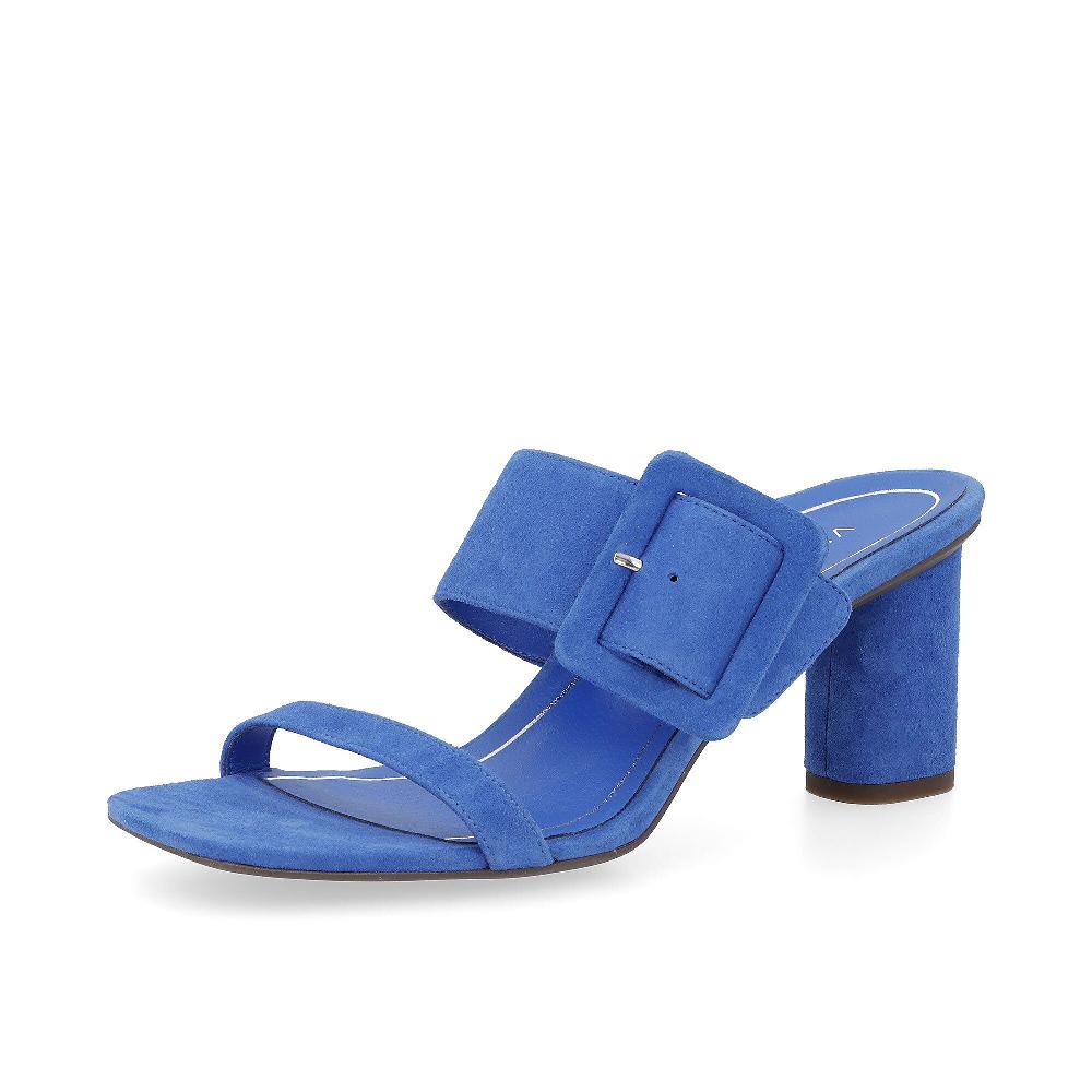 QVC Vionic Sandalo in pelle con maxi fibbia e soletta ortotica