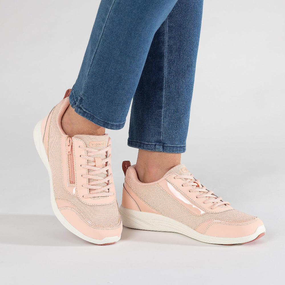 QVC Vionic Sneaker stringata in tessuto con soletta ortotica