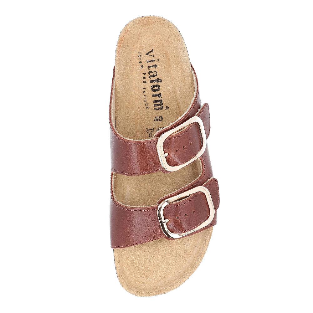 QVC Vitaform Ciabatta In Pelle Con Soletta Air Cushioned