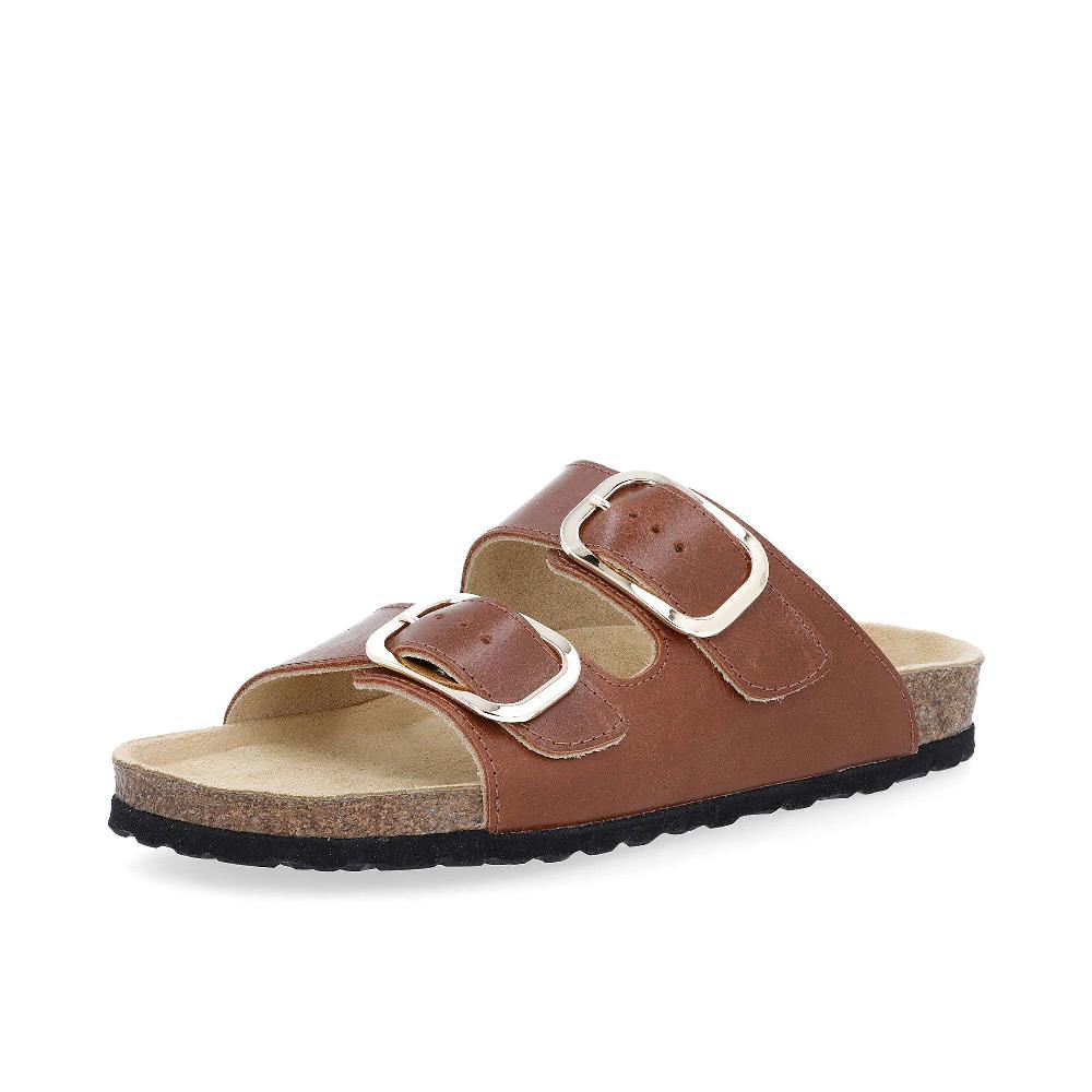 QVC Vitaform Ciabatta in pelle con soletta Air Cushioned