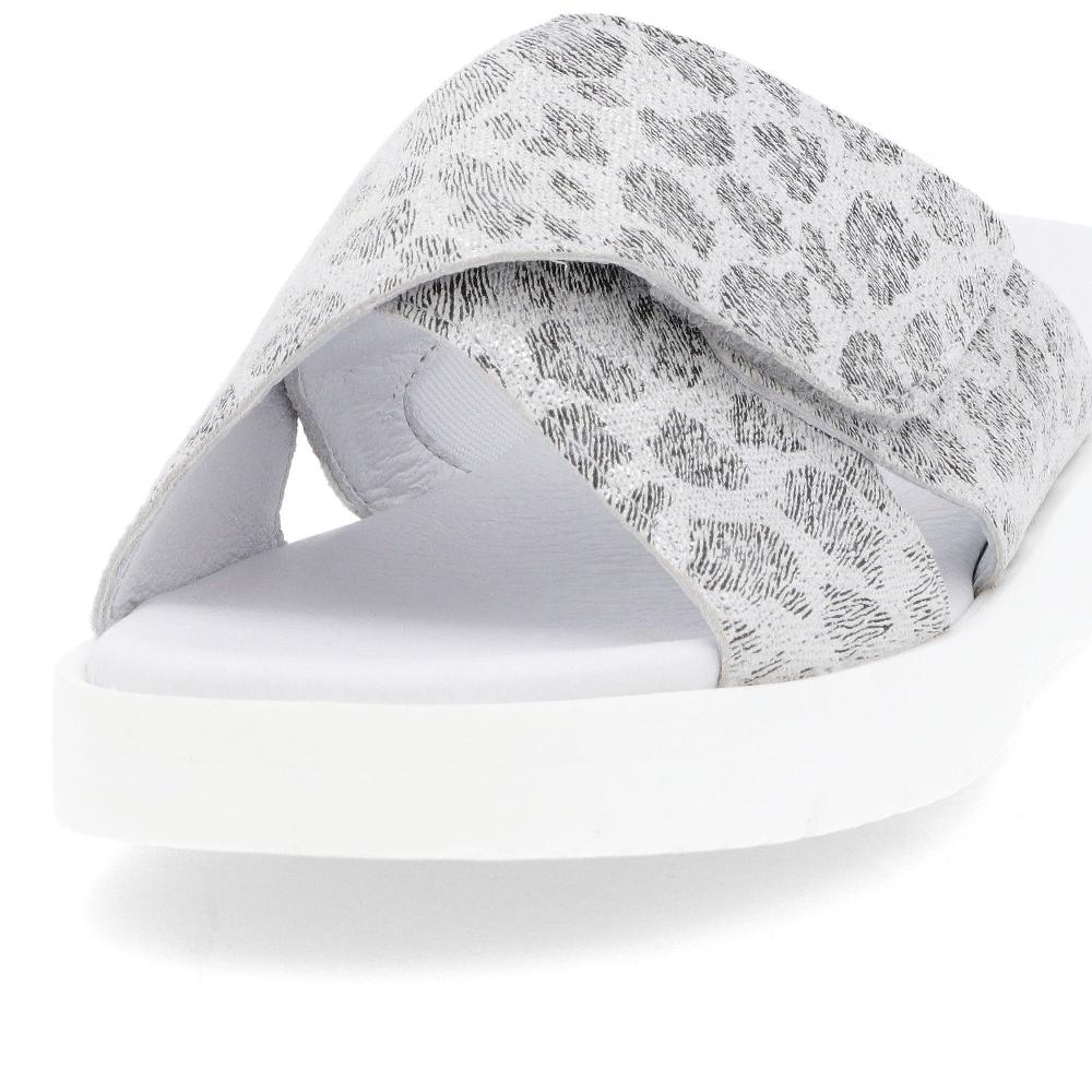 QVC Vitaform Ciabatte In Pelle Con Fasce Incrociate