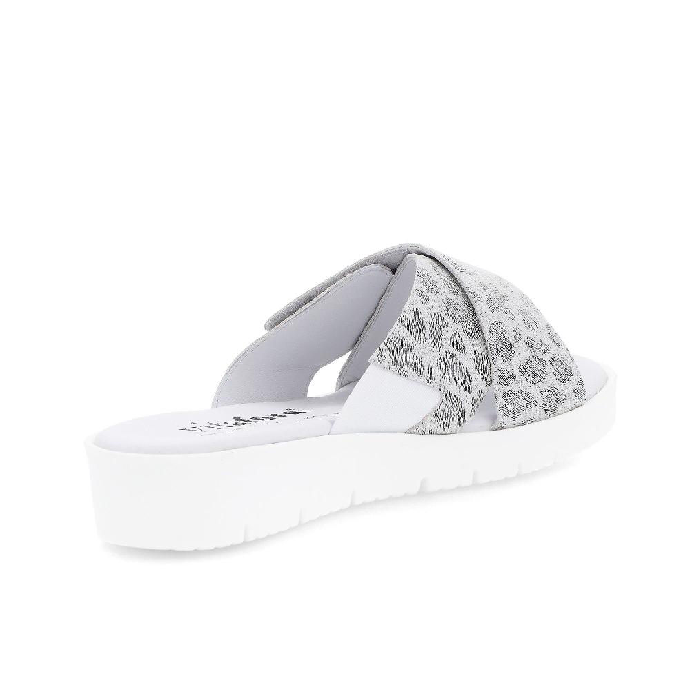 QVC Vitaform Ciabatte In Pelle Con Fasce Incrociate