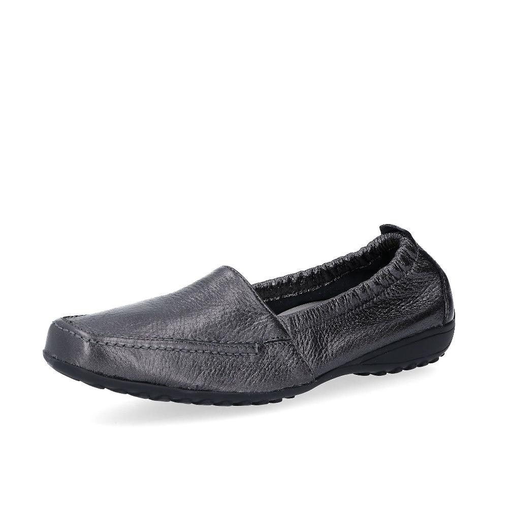 QVC Vitaform Mocassini in pelle con retro elasticizzato