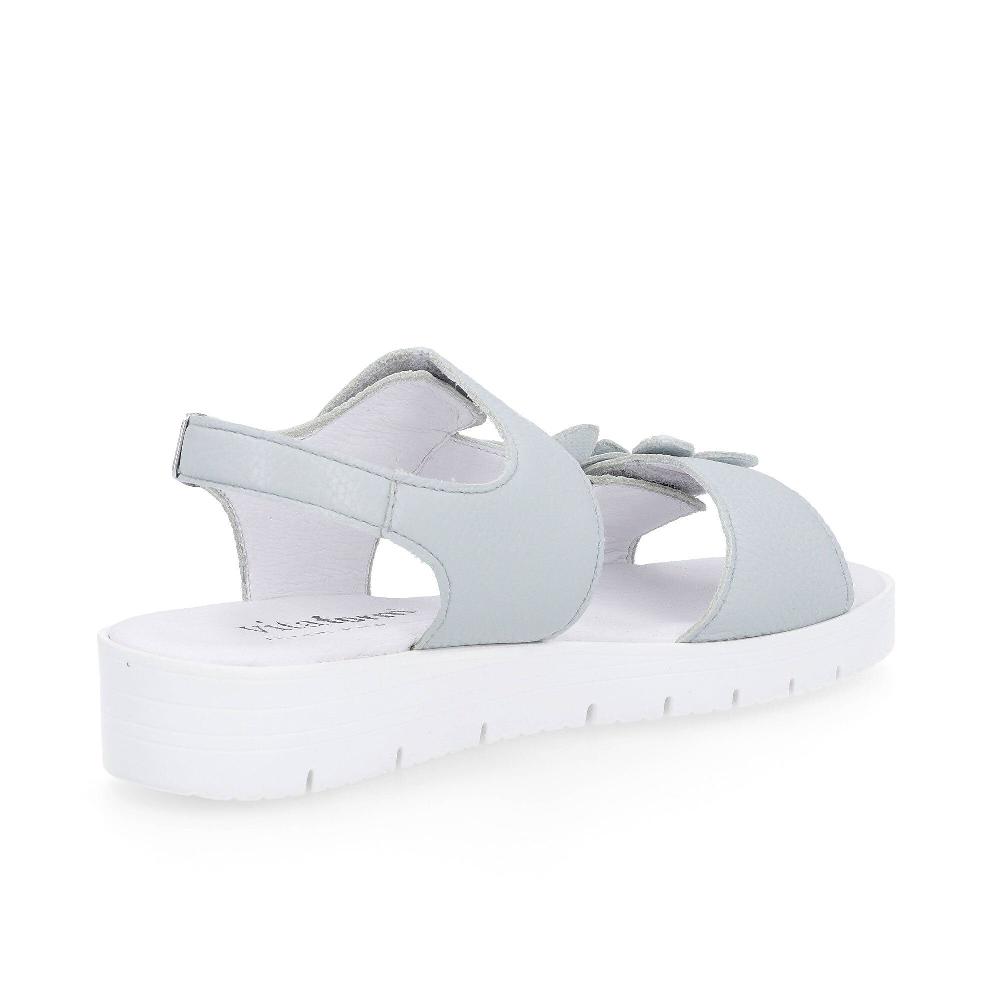 QVC Vitaform Sandali In Pelle Fasce Con Velcro E Soletta Air Cushioned