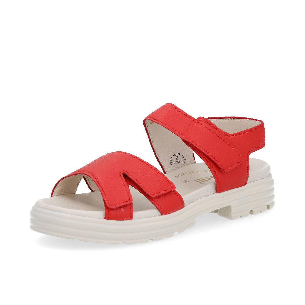 QVC Vitaform Sandali in pelle fasce regolabili con velcro