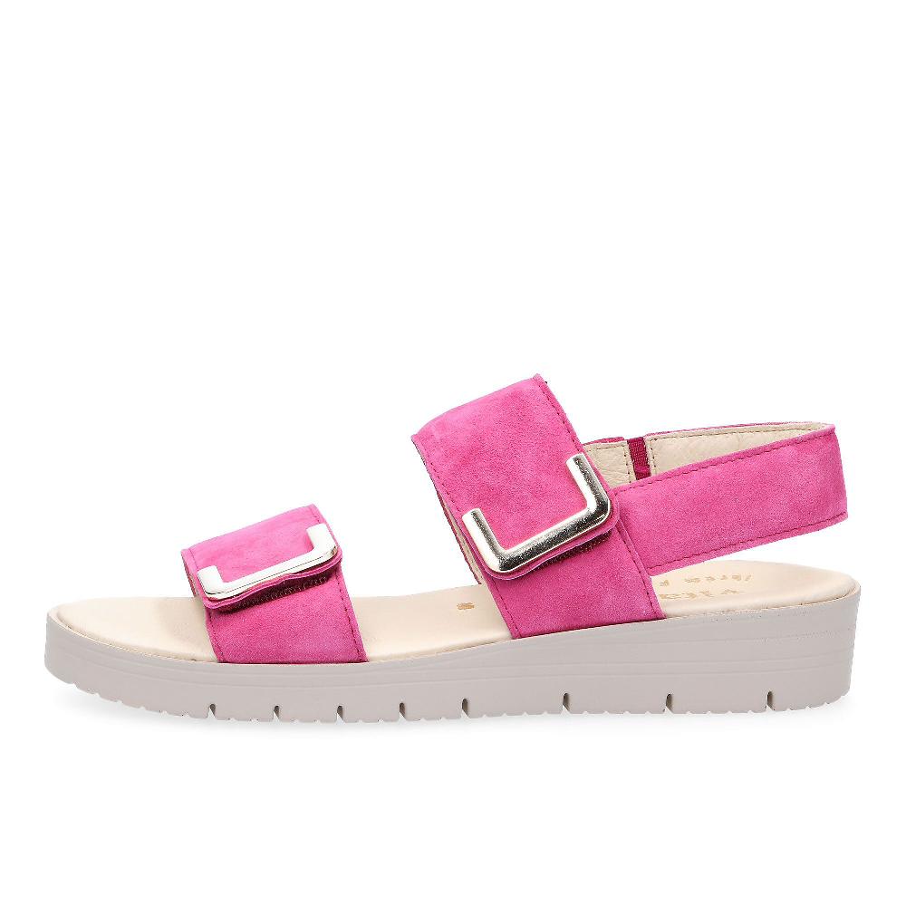 QVC Vitaform Sandali In Pelle Scamosciata Con Fasce Regolabili Con Velcro