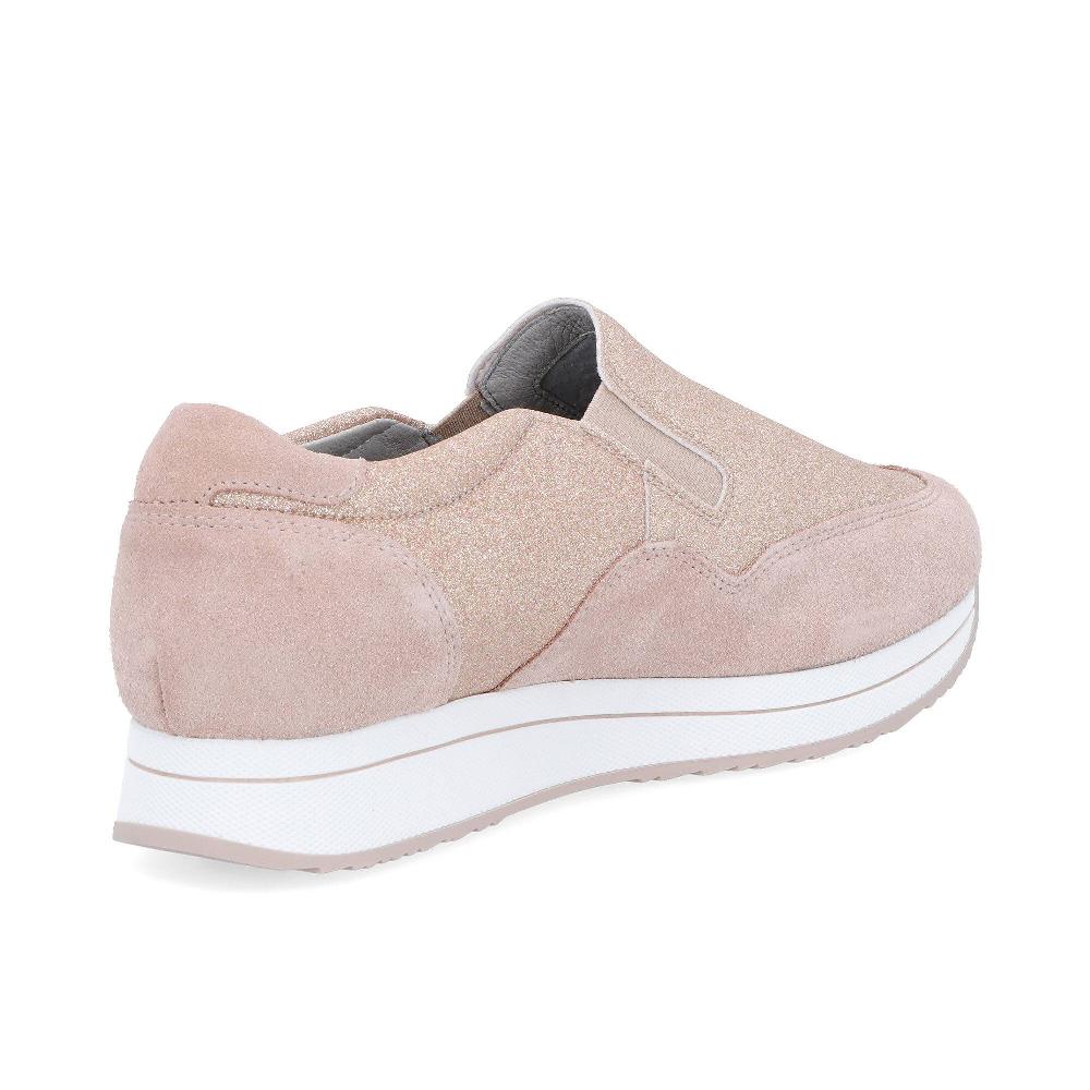 QVC Vitaform Slip On In Glitter Con Inserti In Pelle Scamosciata