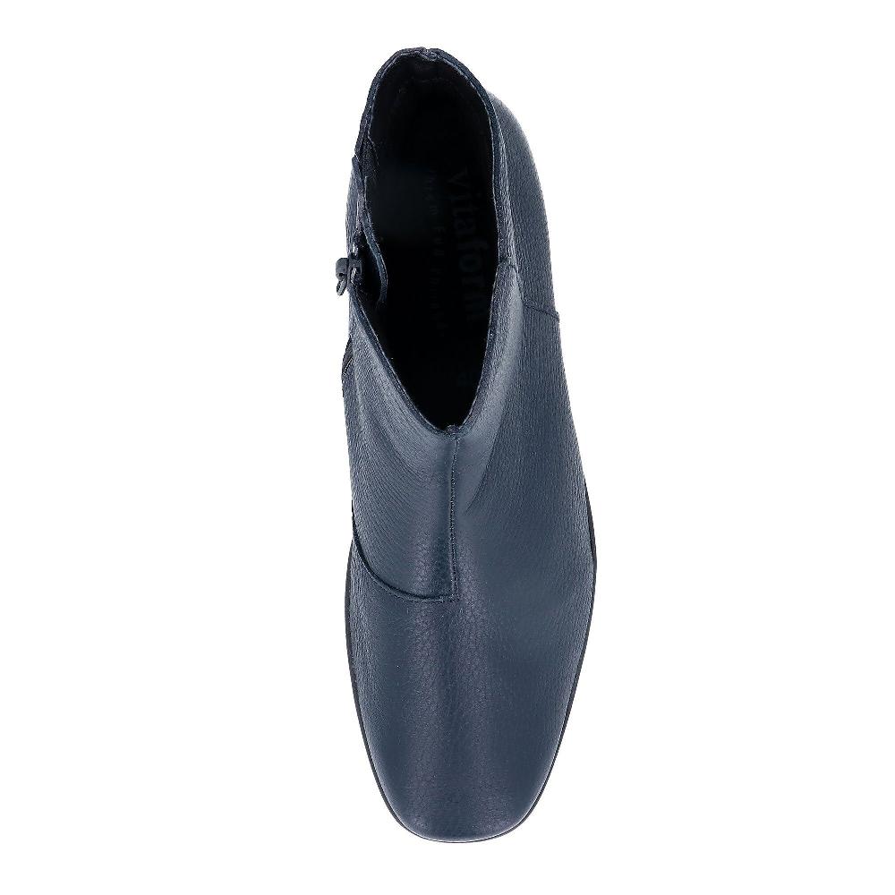 QVC Vitaform Slip On In Pelle Zip Interna E Soletta Removibile
