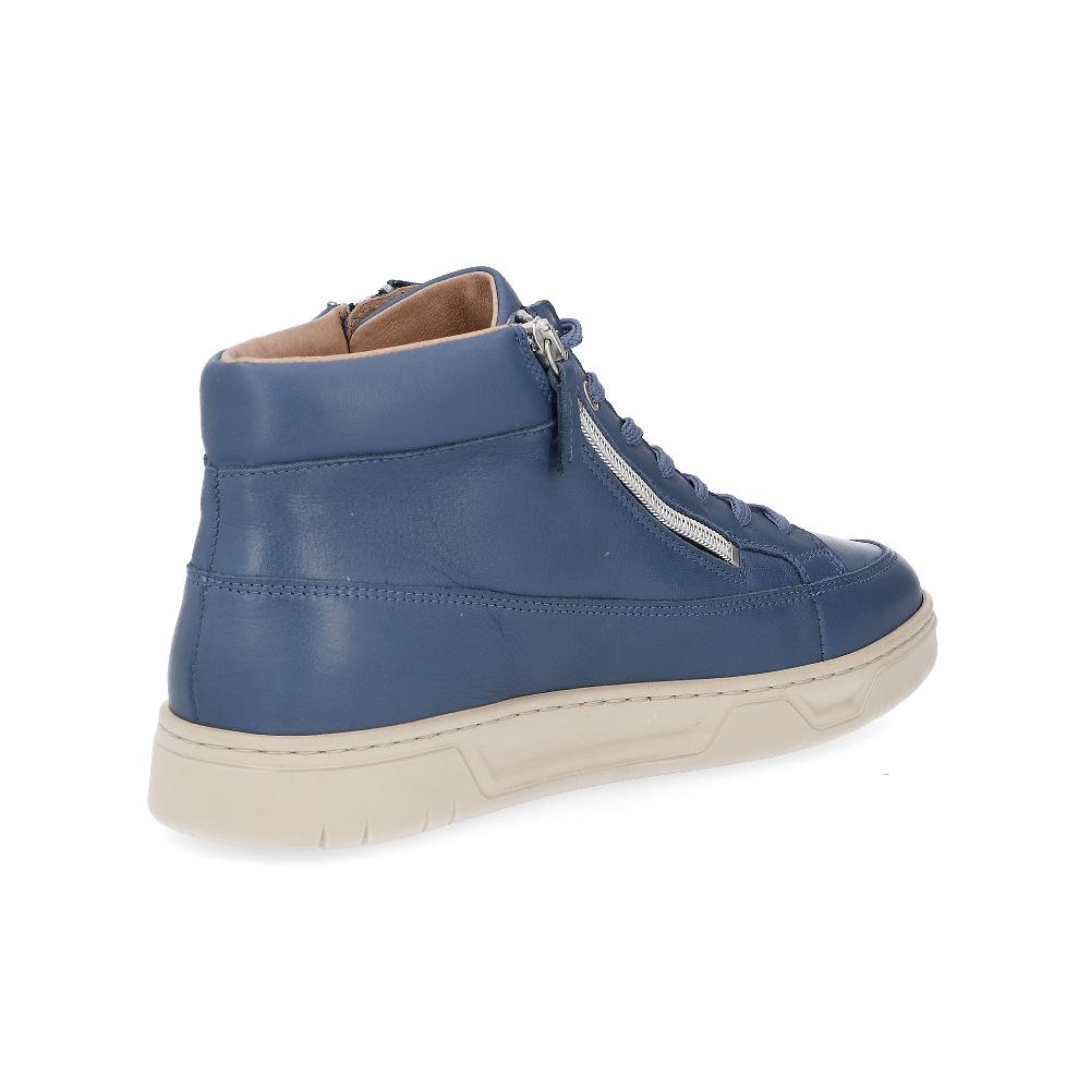 QVC Vitaform Sneaker Alte In Pelle Con Zip Laterali Suola 3 Cm