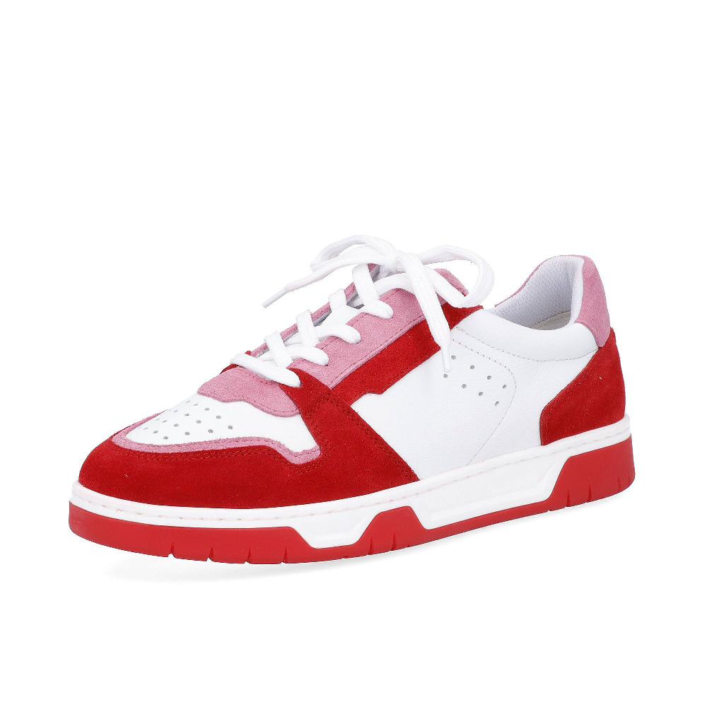 QVC Vitaform Sneaker in pelle con inserti a contrasto