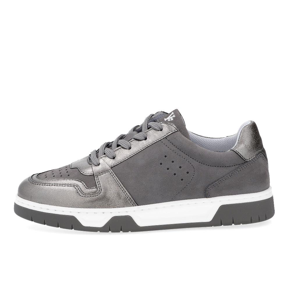 QVC Vitaform Sneaker In Pelle Scamosciata Con Inserti E Zip