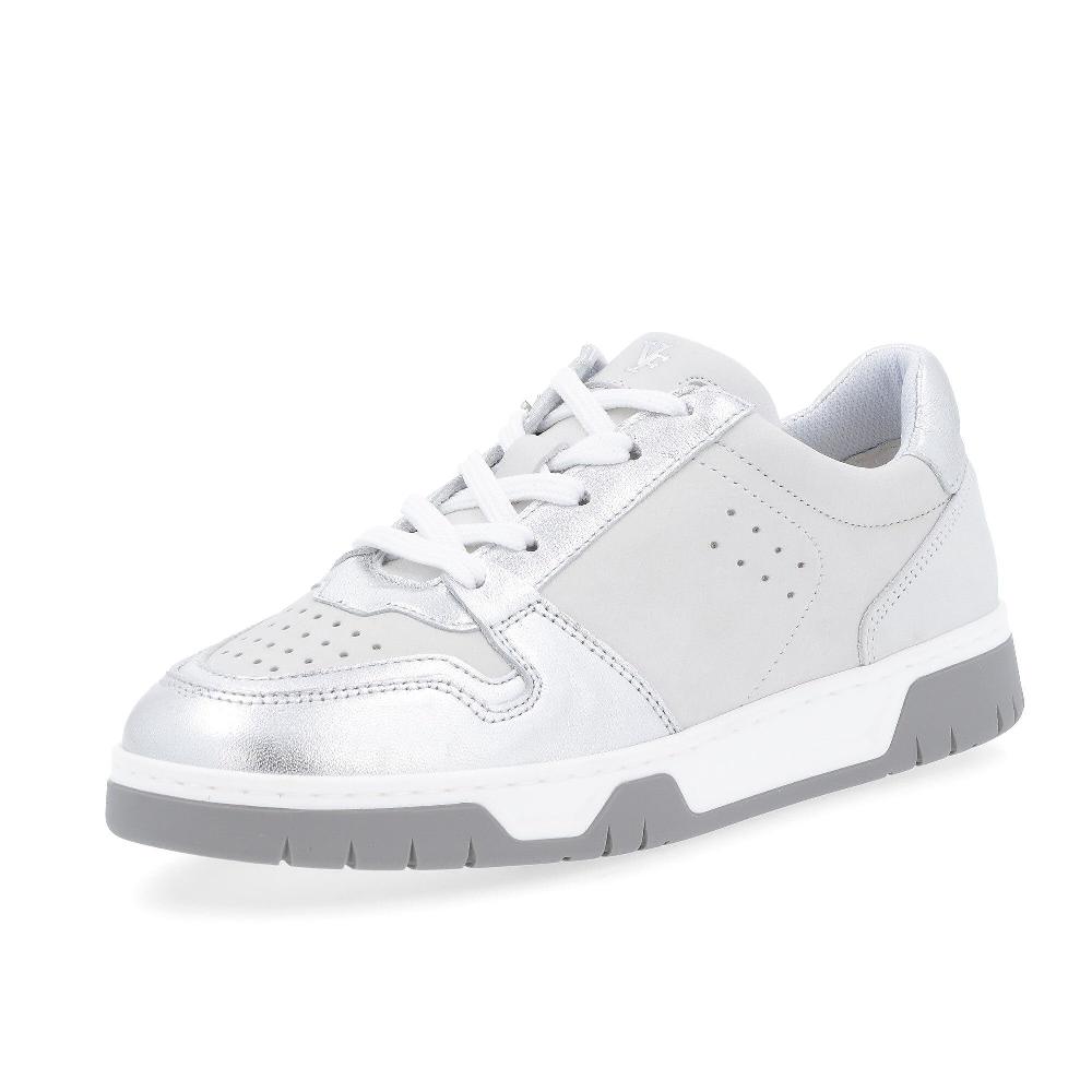 QVC Vitaform Sneaker in pelle scamosciata con inserti e zip