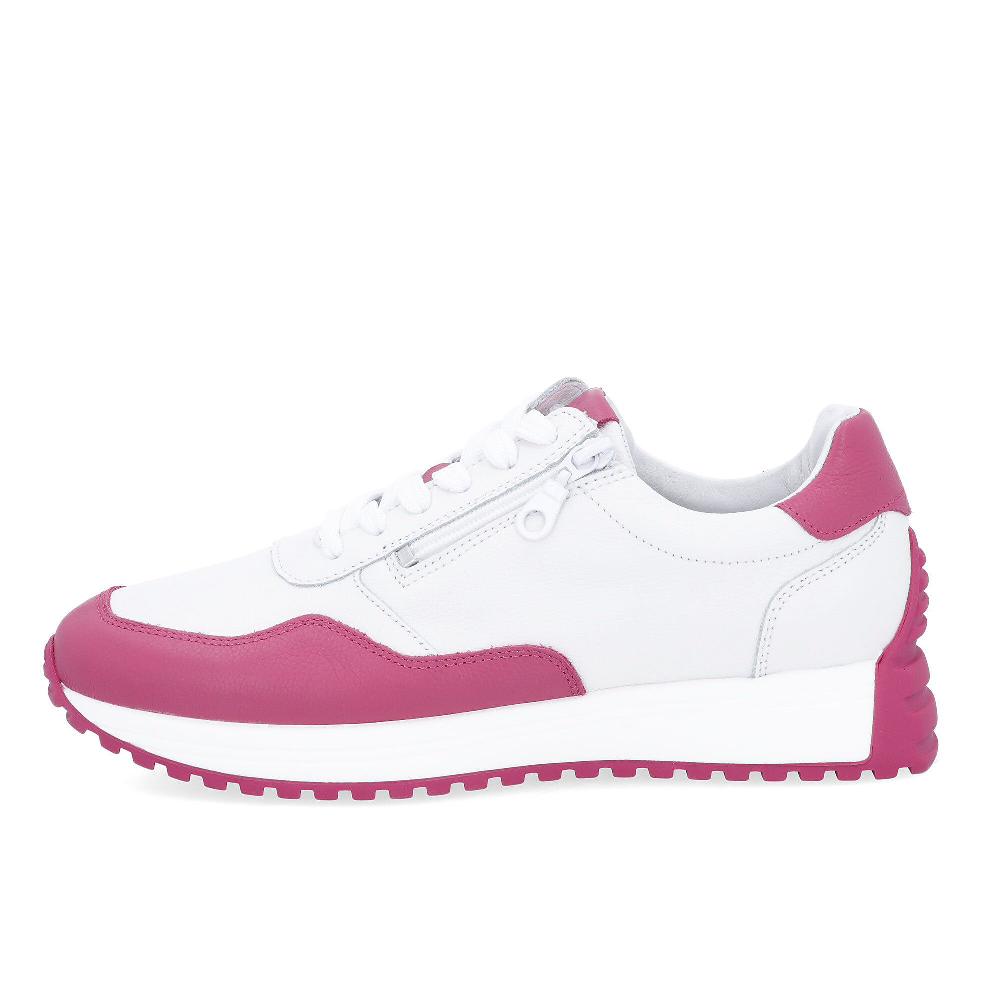 QVC Vitaform Sneaker In Pelle Zip Laterale Soletta Removibile Air Cushioned