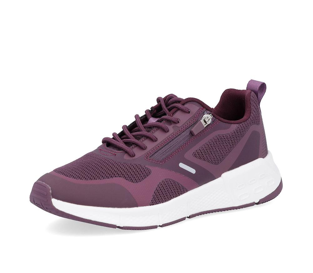 QVC Vitaform Sneaker stringate con zip laterale e soletta Air Cushioned
