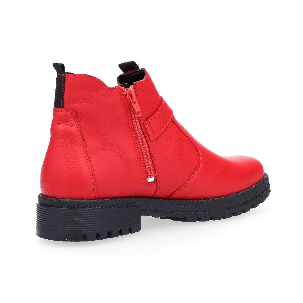 QVC Vitaform Stivaletti In Pelle Con Fibbia Laterale E Inserto Elastico