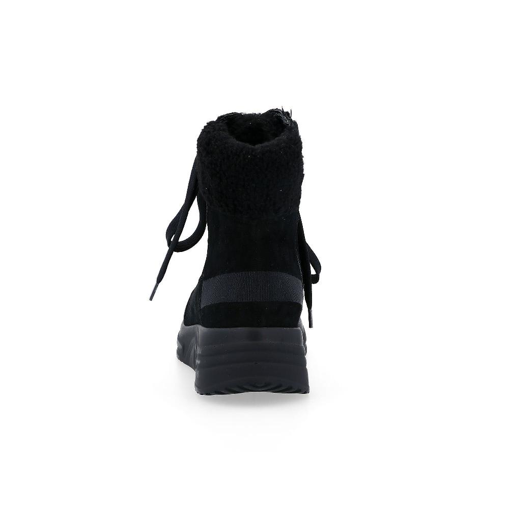 QVC Vitaform Stivaletti In Pelle Con Inserti E Zeppa 4 5 Cm