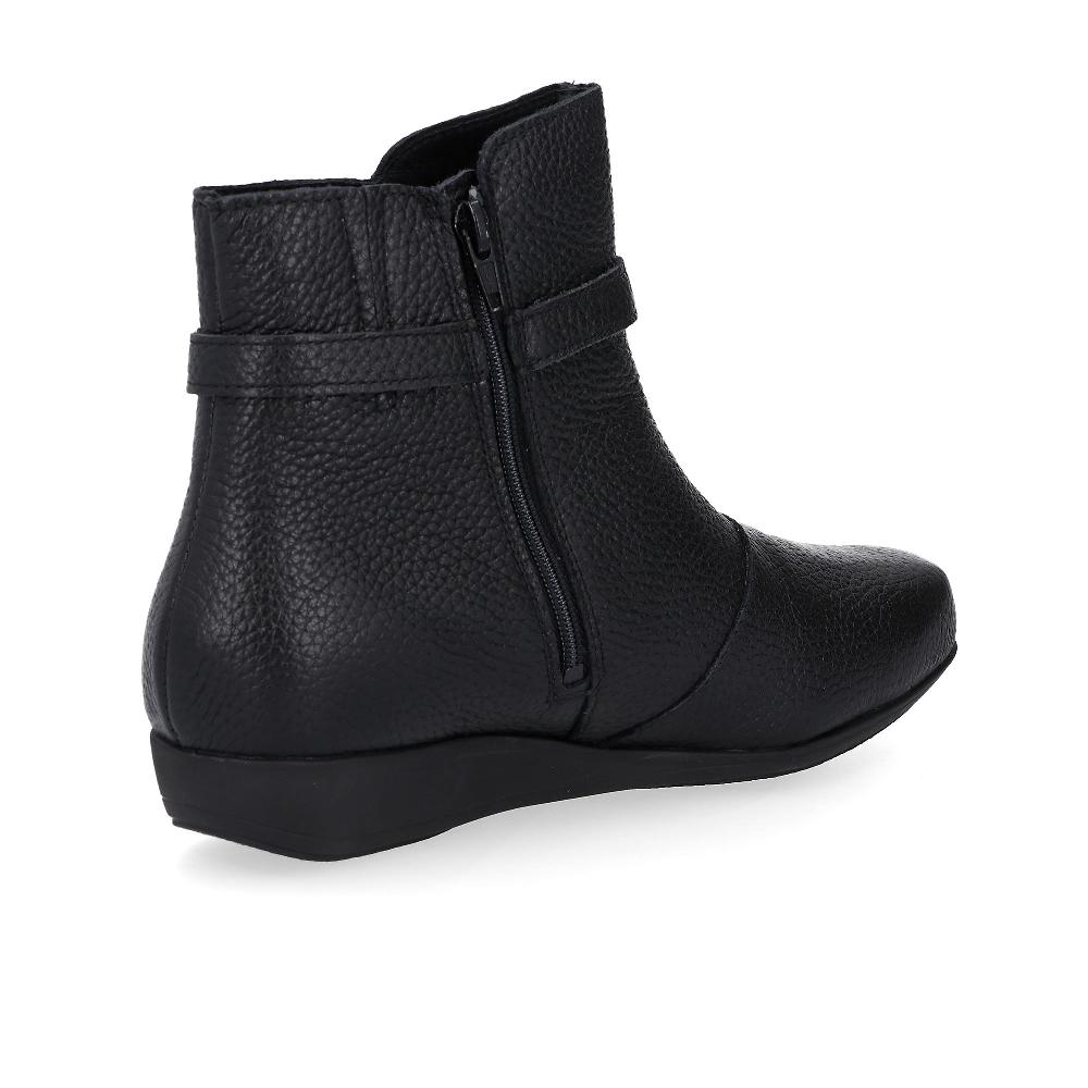 QVC Vitaform Stivaletti In Pelle Con Zip E Fascetta Con Due Maglie