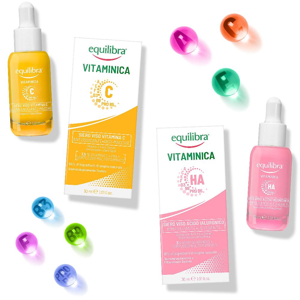 QVC Vitaminica 2 Sieri Viso Anti-age Vitamina C E Acido Ialuronico