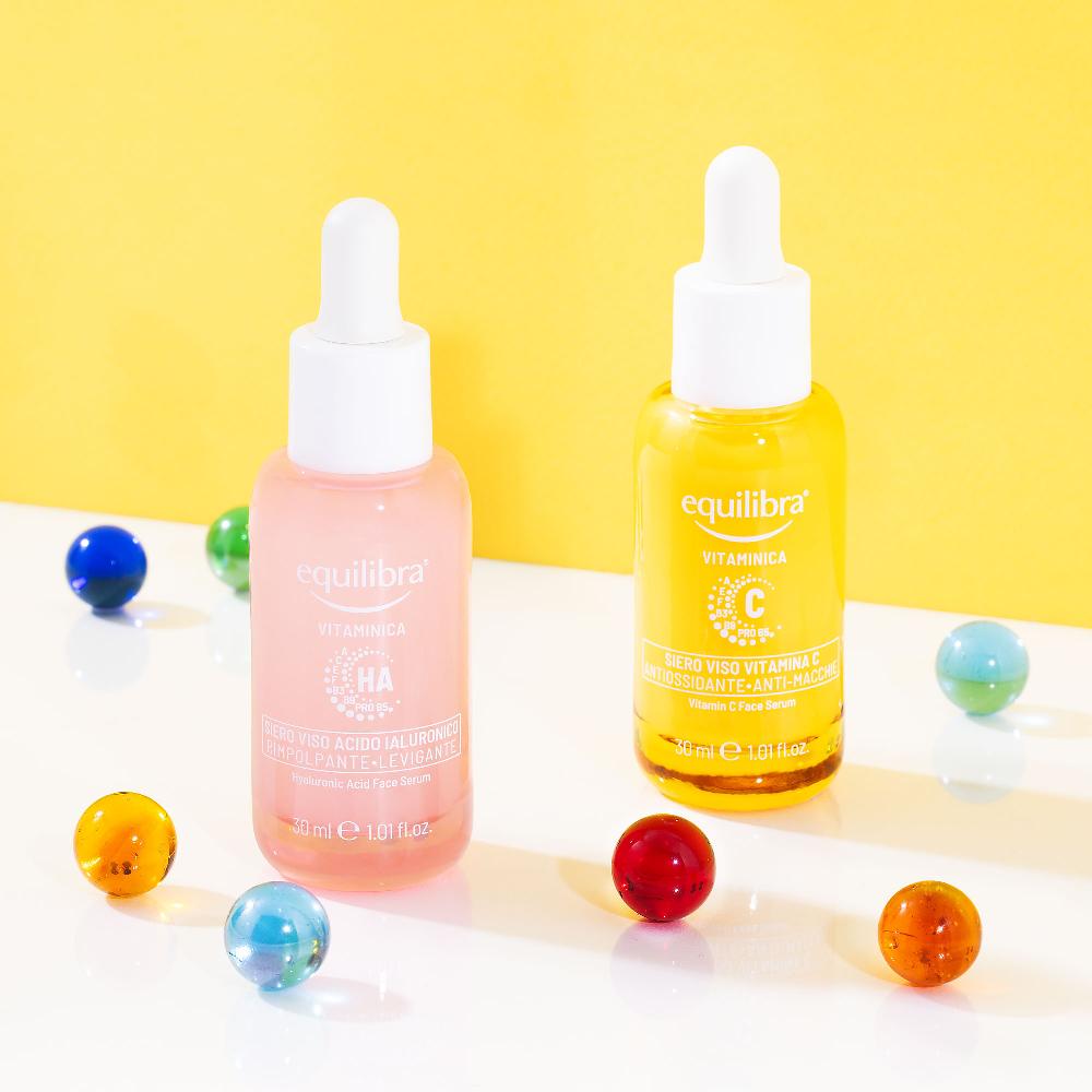 QVC Vitaminica 2 sieri viso anti-age Vitamina C e Acido Ialuronico