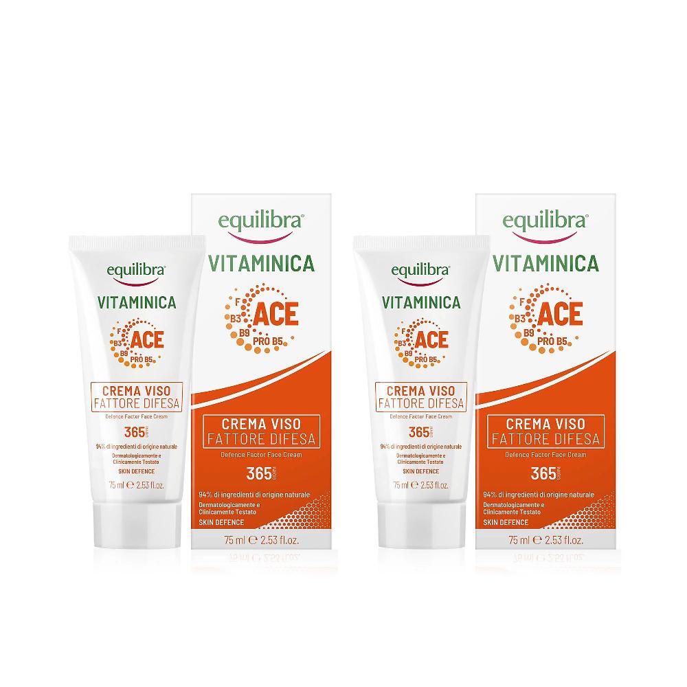 QVC Vitaminica Crema per il viso Fattore Difesa (2 pz)