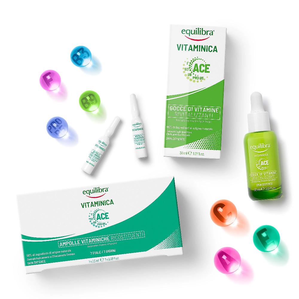 QVC Vitaminica Gocce di Vitamine rivitalizzanti + 7 Ampolle vitaminiche