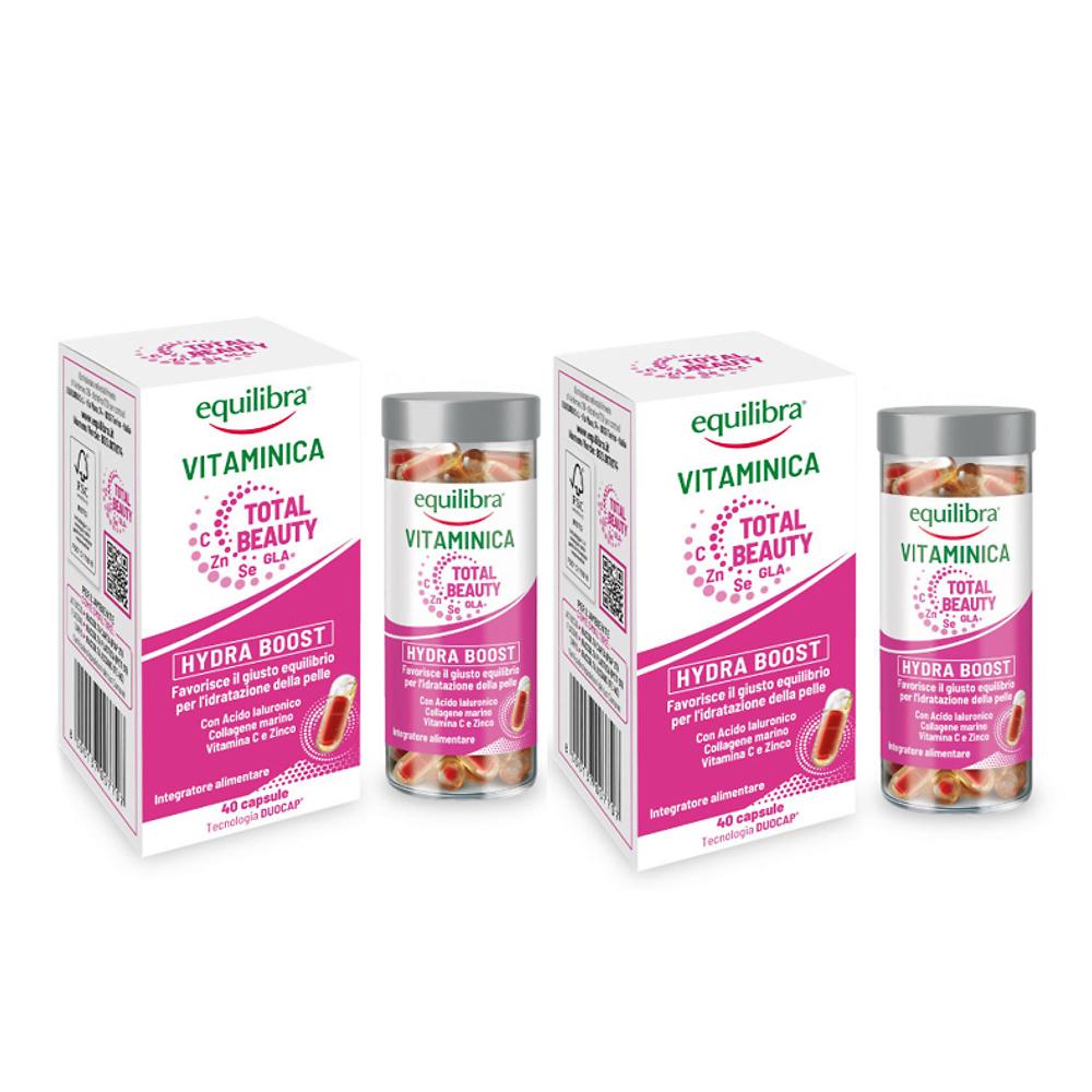 QVC Vitaminica Hydra Boost 80 caps Integratore collagene e acido ialuronico