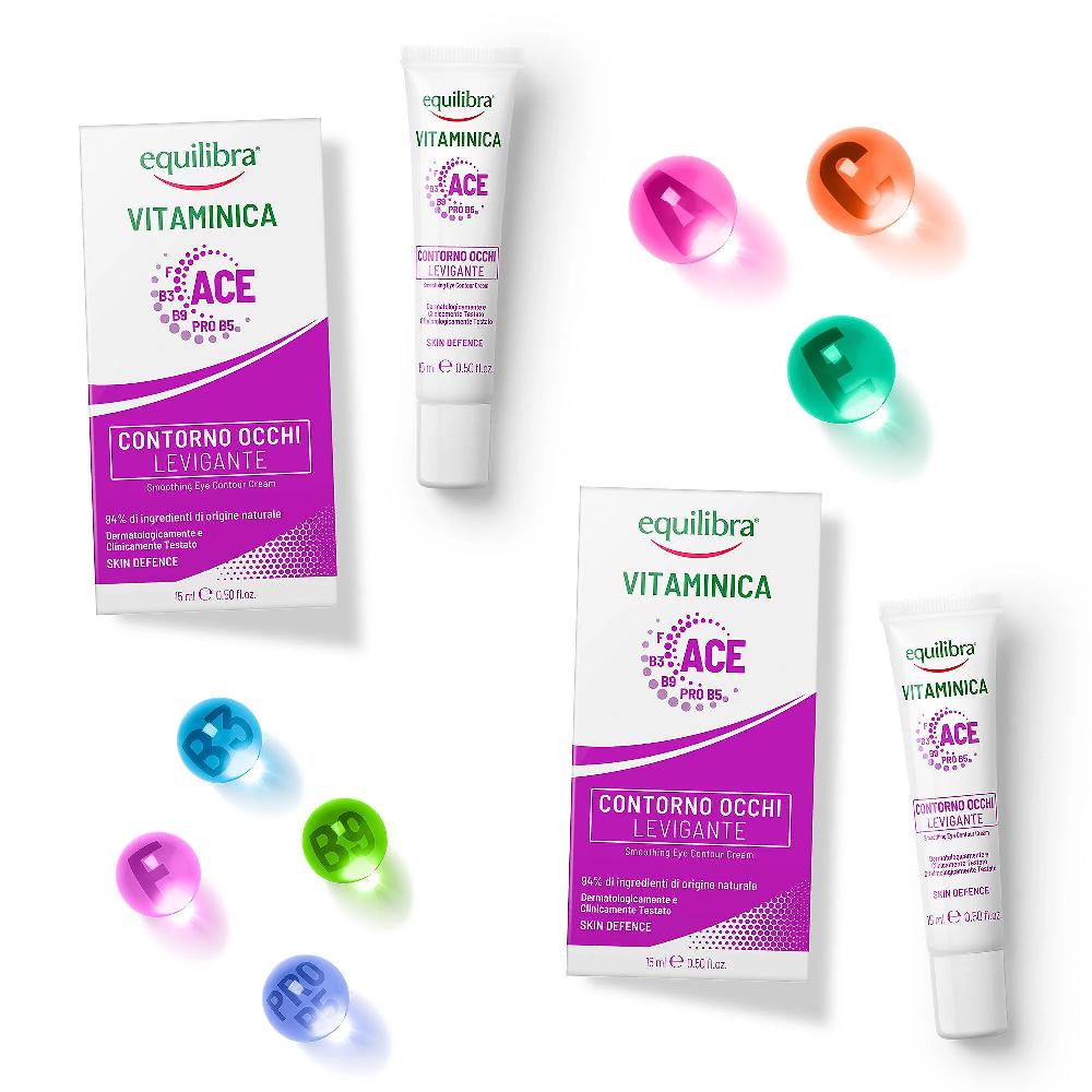 QVC Vitaminica Kit contorno occhi Levigante con 7 vitamine (2pz)