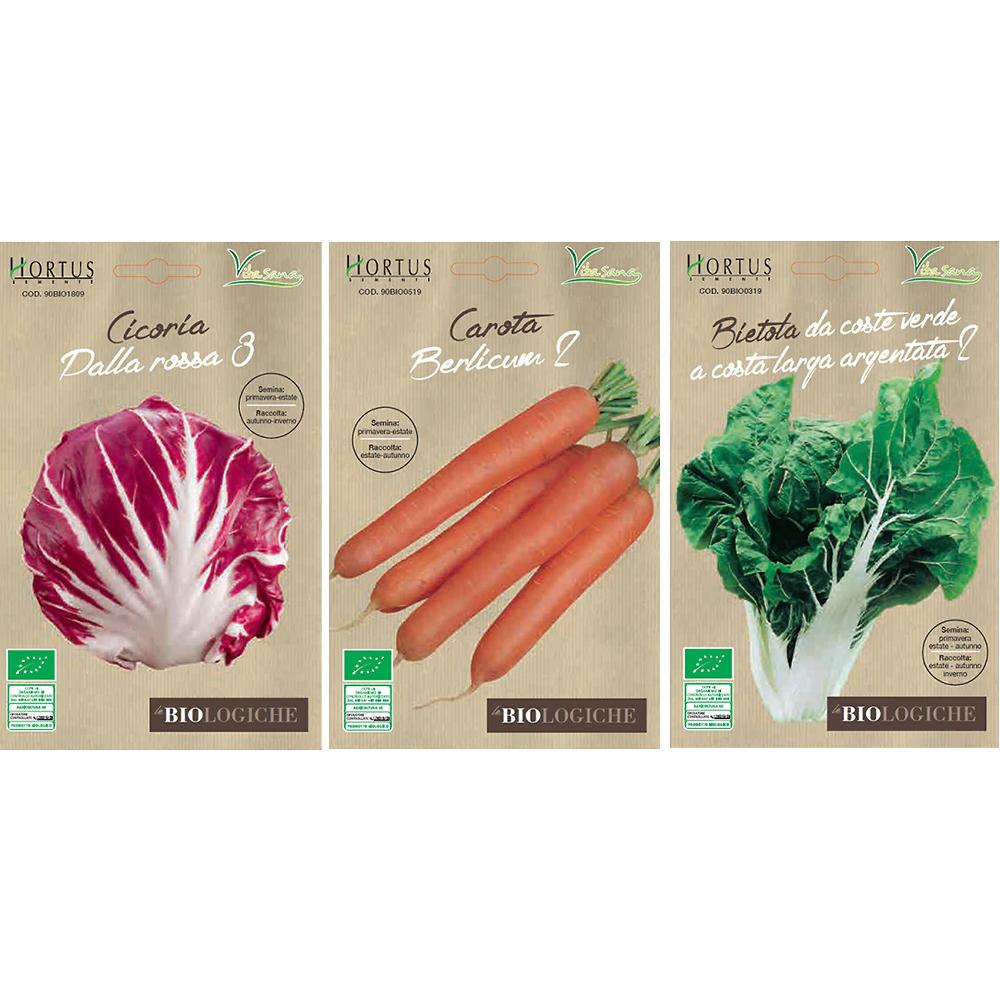 QVC Vitasana Hortus Kit Le Biologiche 8 Buste Di Sementi Di Ortaggi Biologici