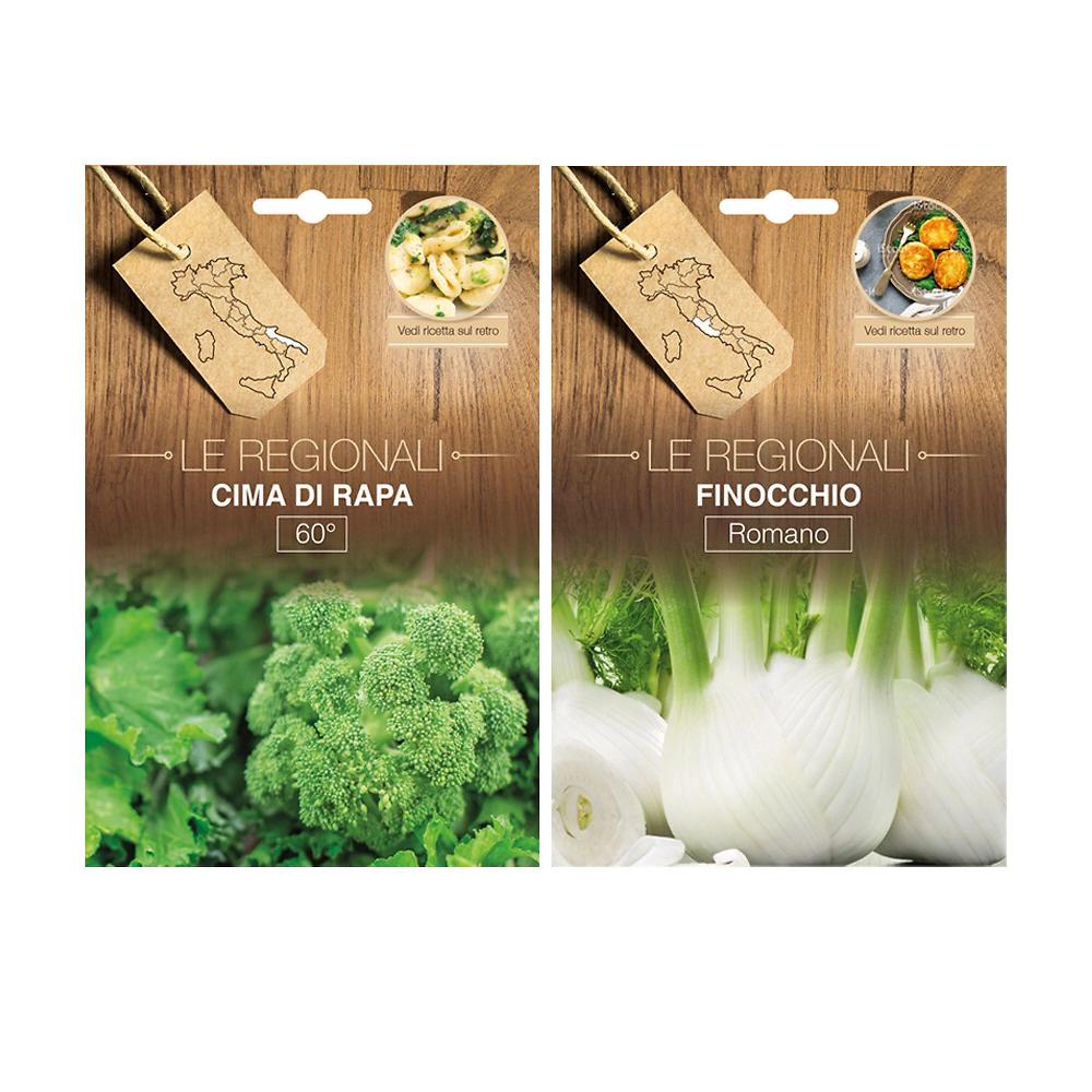 QVC Vitasana Hortus Kit Le Regionali 10 Buste Di Sementi Di Ortaggi Tipici