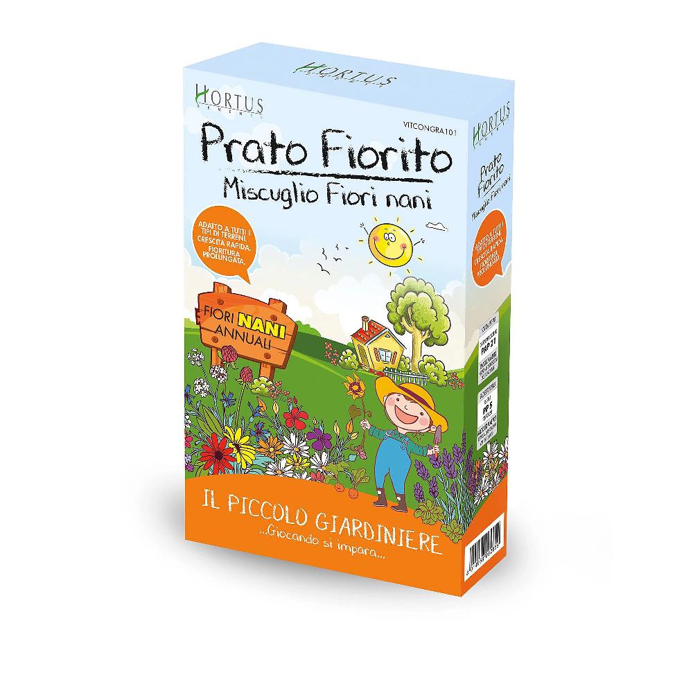 QVC Vitasana Piccolo Giardiniere: 5 ortaggi e fiori + mix prato + concime