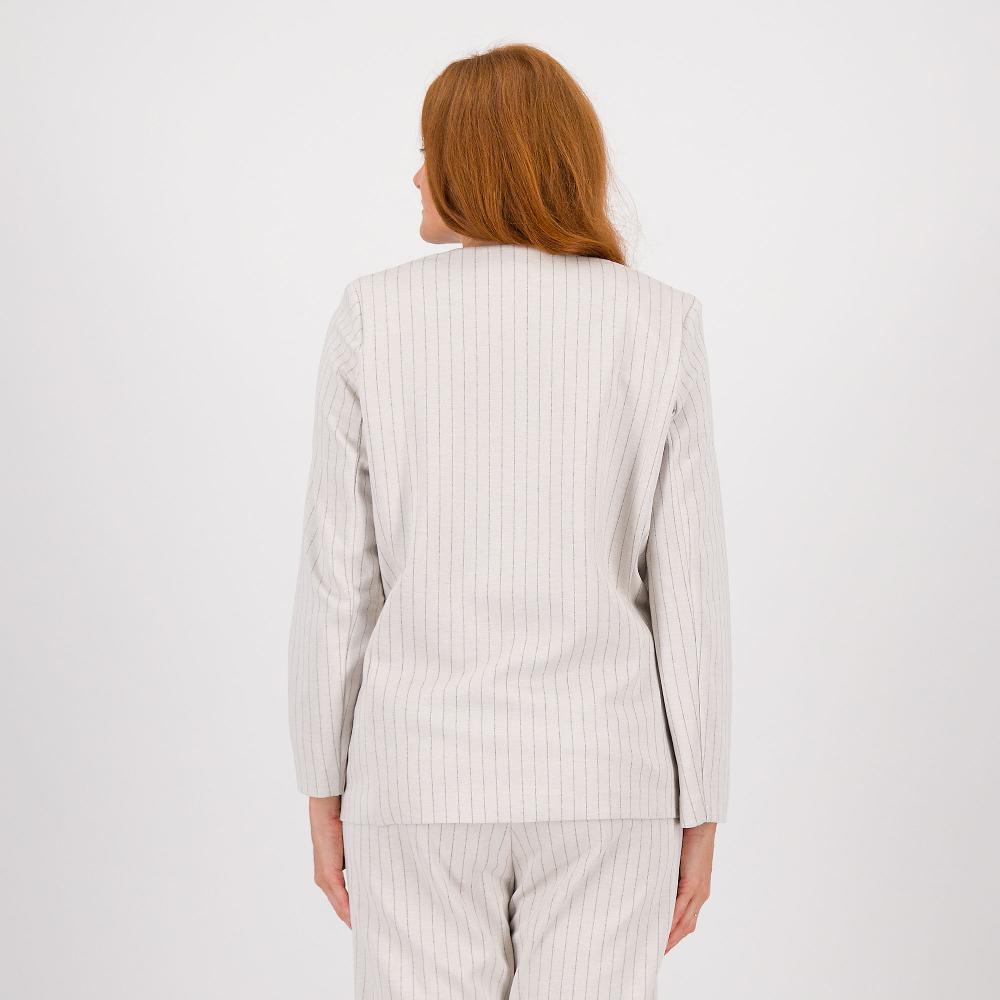 QVC W.I.T.A. Blazer Gessato In Punto Milano Di Viscosa