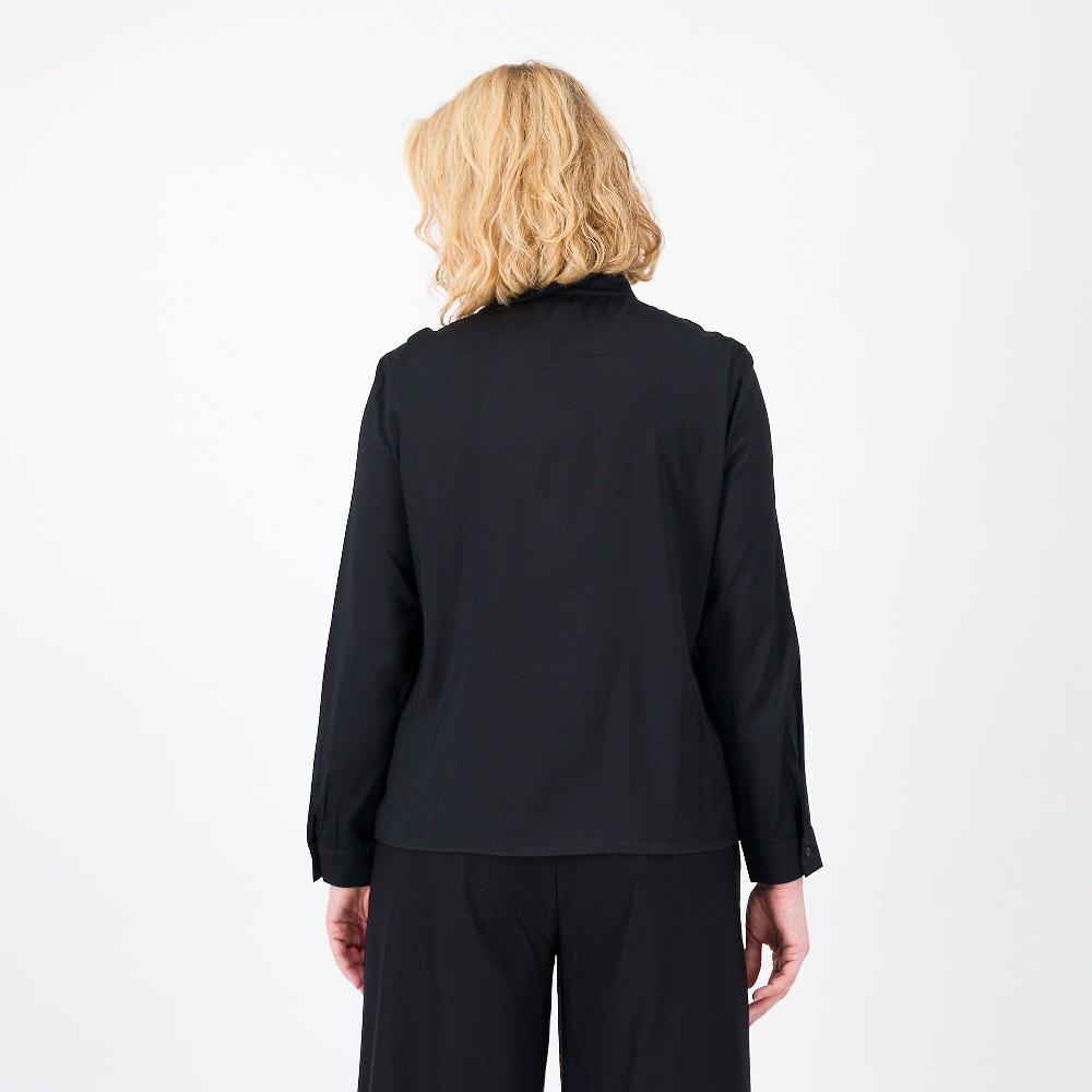 QVC W.I.T.A. Camicia In Twill Di Viscosa Abbottonatura Obliqua