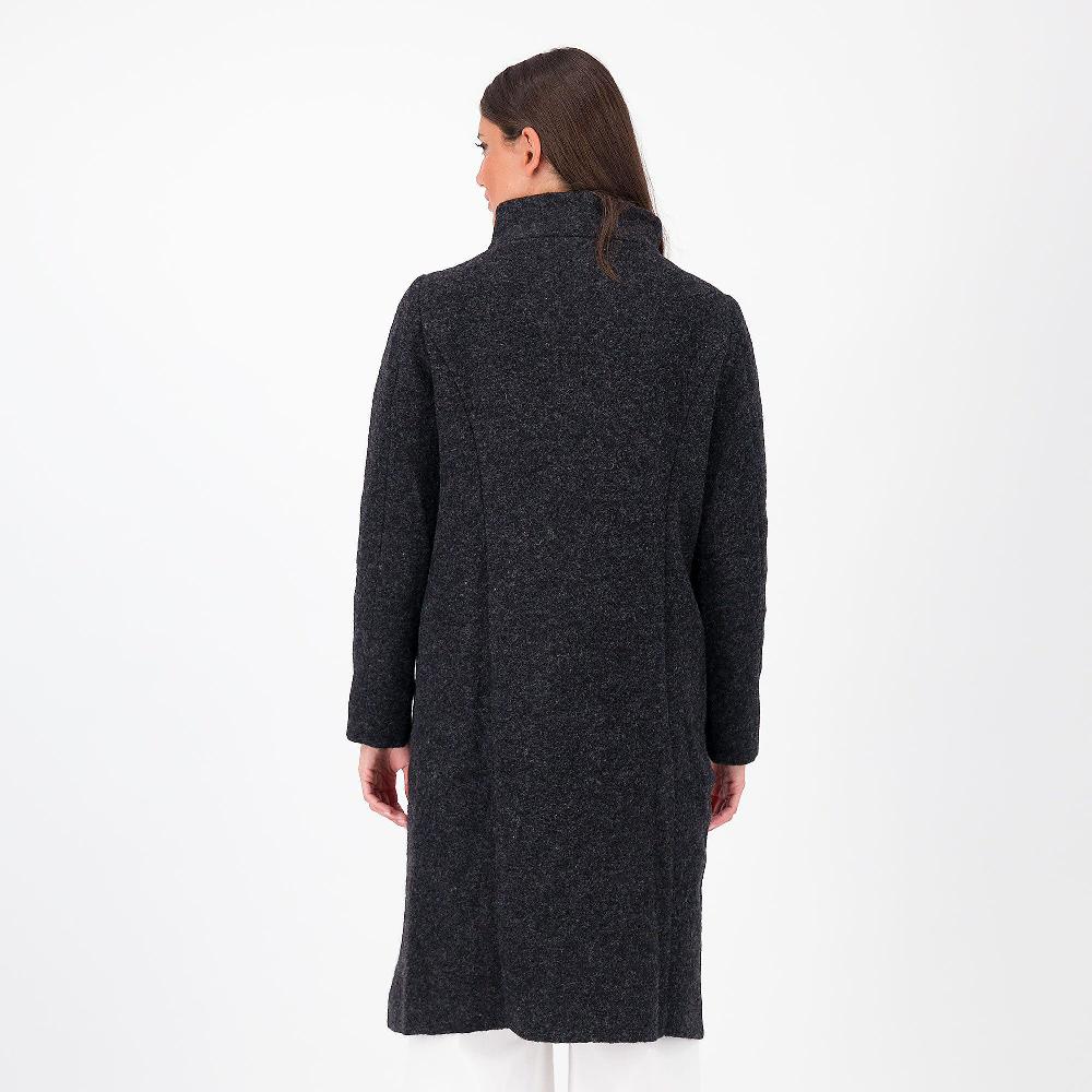 QVC W.I.T.A. Cappotto Con Lana Cotta Linea Asimmetrica Made In Italy
