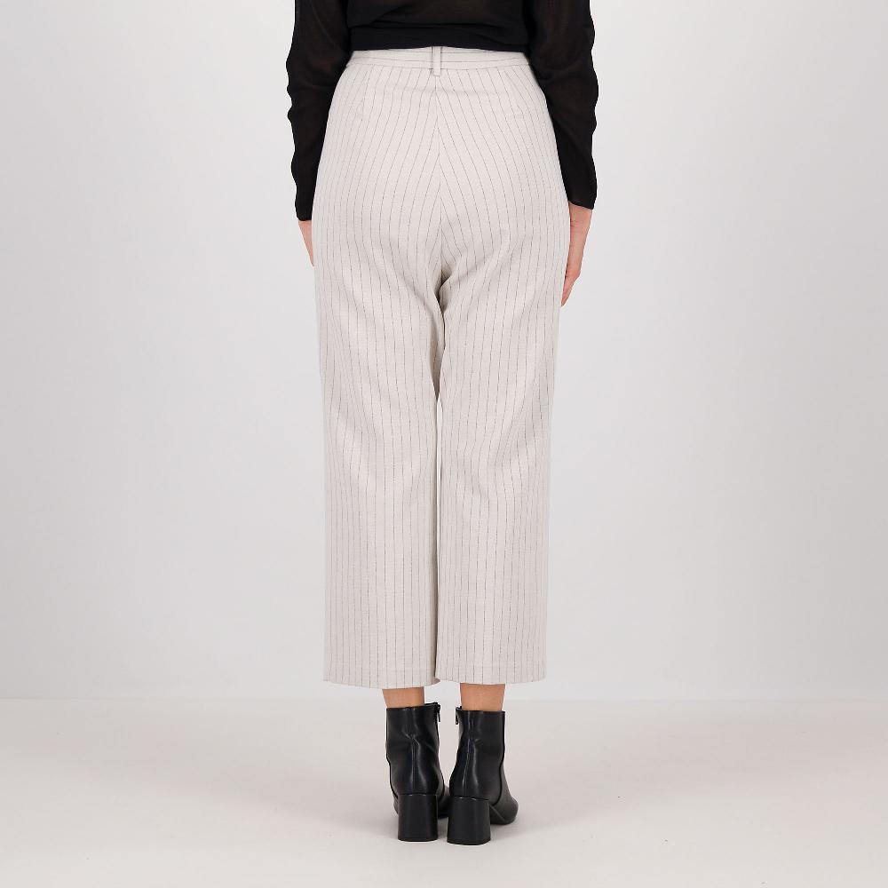 QVC W.I.T.A. Pantalone Gessato In Punto Milano Di Viscosa