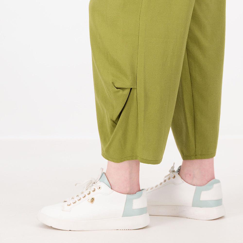QVC W.I.T.A. Pantaloni A Carota In Tencel Con Drappeggio