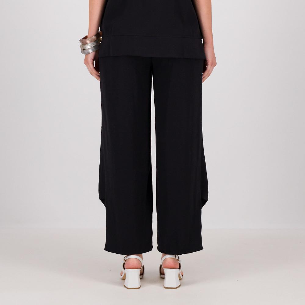 QVC W.I.T.A. Pantaloni In Twill Di Viscosa Effetto Lavato