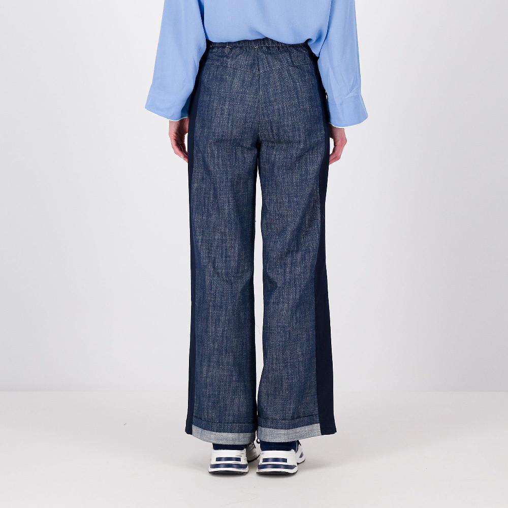 QVC W.I.T.A. Pantaloni Jeans Con Inserto E Risvolto Al Fondo