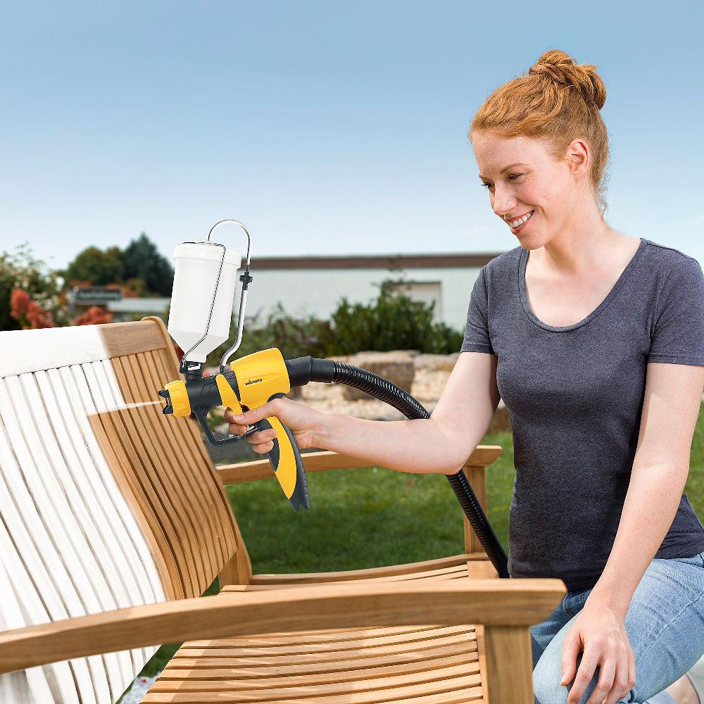 QVC Wagner Extra Gravity X Legno E Metallo Getto A Tripla Regolazione