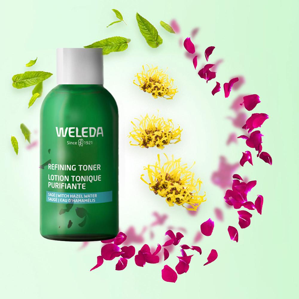 QVC Weleda Gel Detergente Pelli Miste Tonico E 2 Dischetti Lavabili