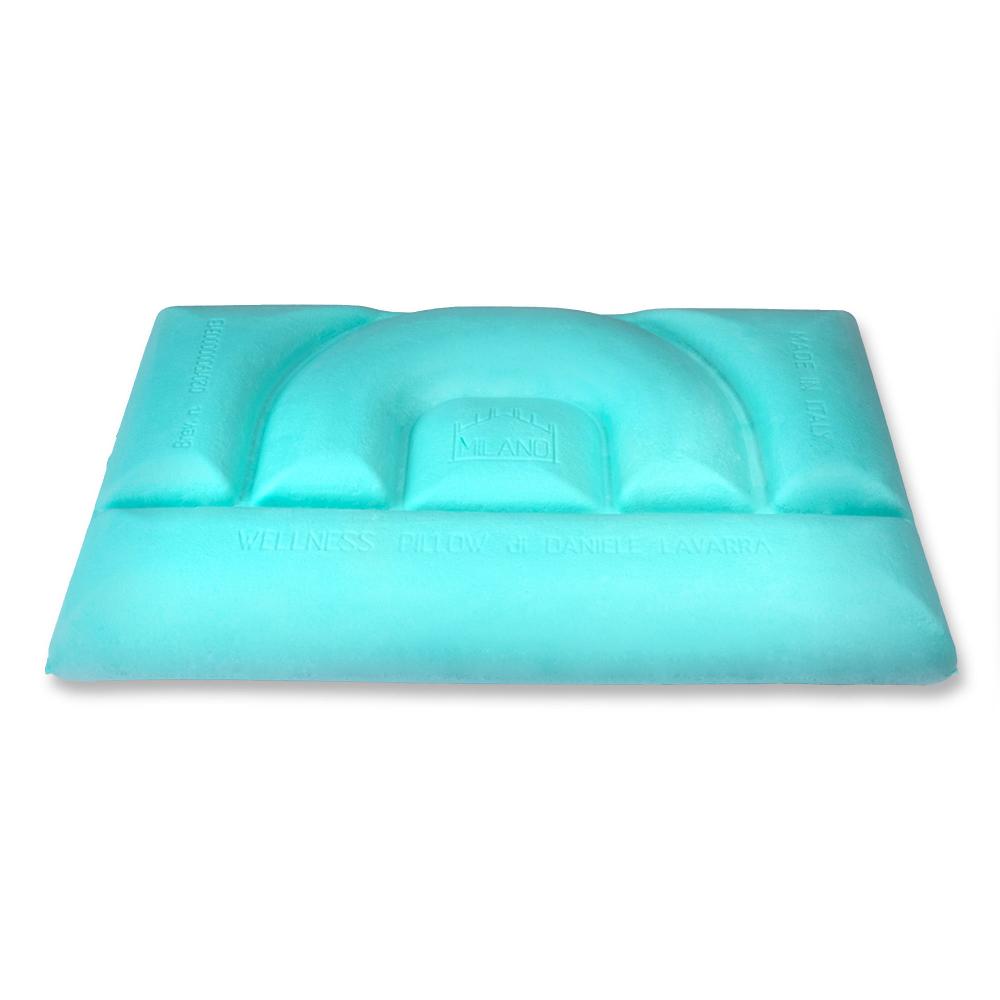 QVC Wellness Pillow Milano Cuscino ergonomico in Memory Foam con Aloe Vera