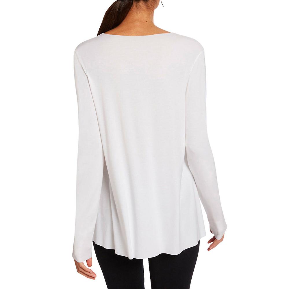 QVC Wolford Maglia Aurora In Modal Stretch A Manica Lunga