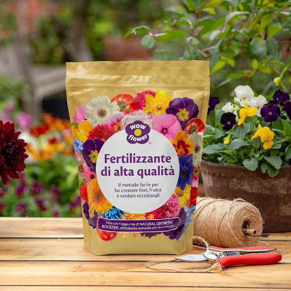 QVC Wow Flower Fertilizzante 1kg Per Piante E Fiori Con Growth Booster